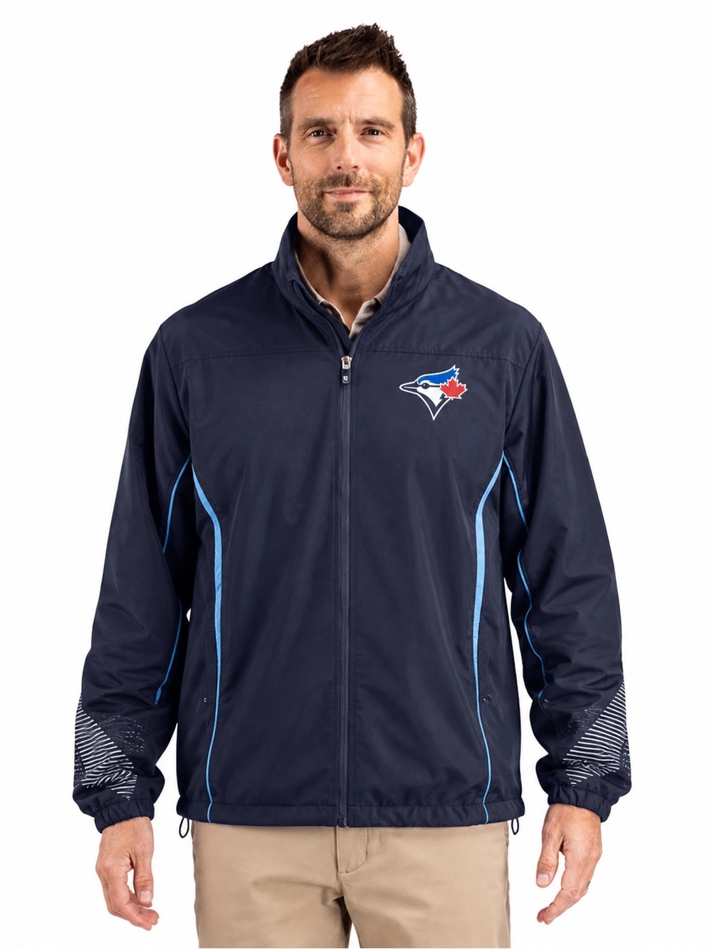 Toronto Blue Jays Staff Biz Collection Full Zip Performance Jacket NWT Medium